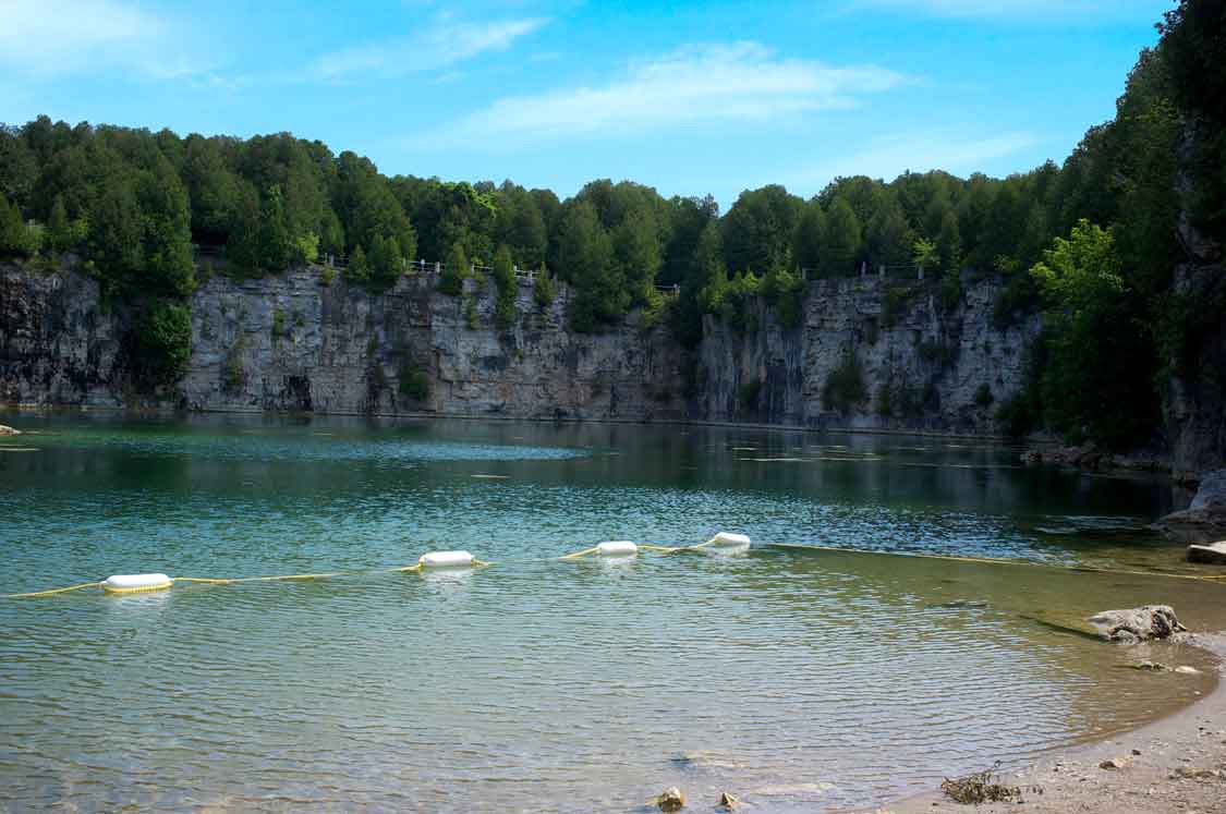 Amazing Beaches of Ontario Elora Quarry