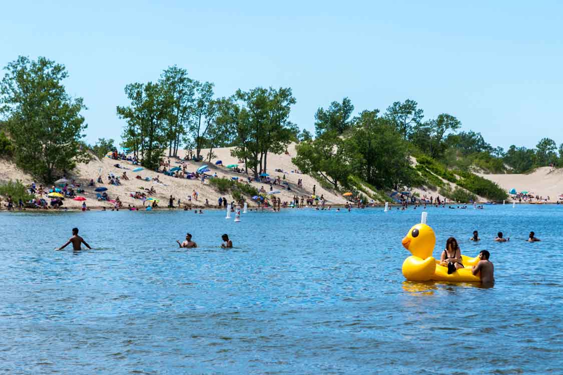 Best Beaches in Ontario Dunes Beach Sandbanks