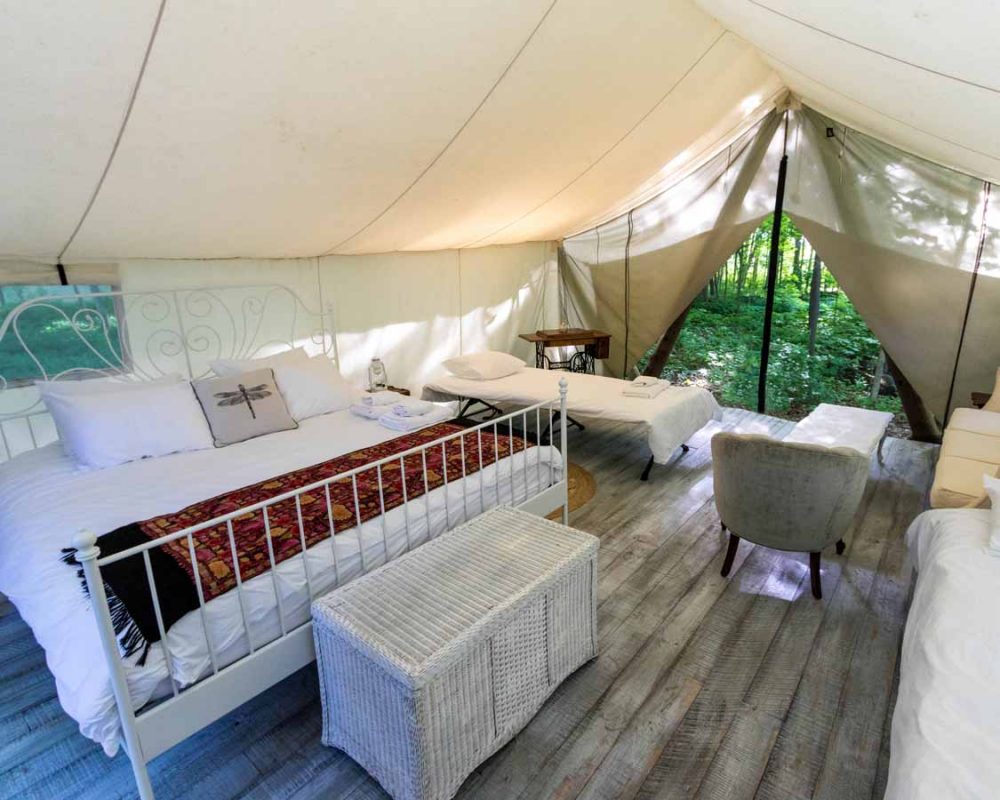 Glamping Ontario staycations