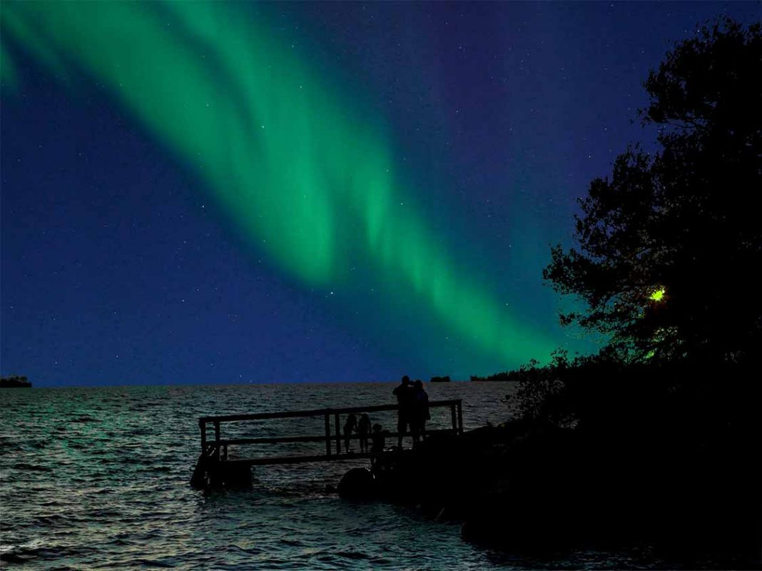 Ontario Northern Lights on Manitoulin Island