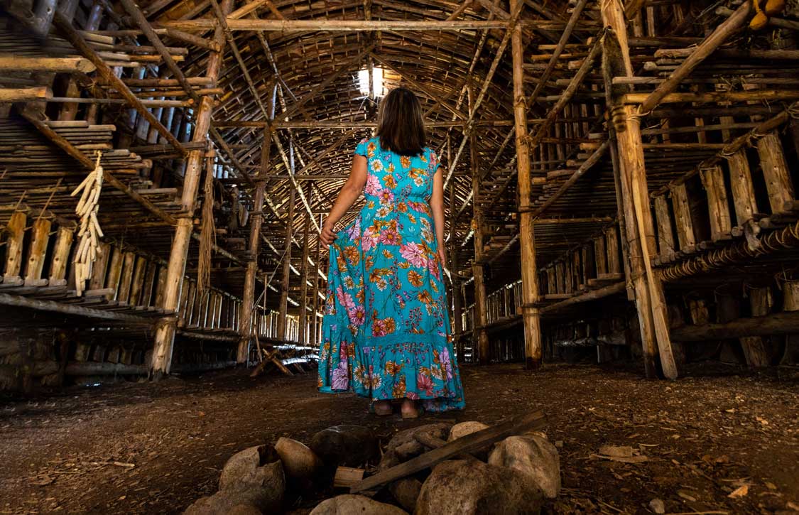 Six Nations longhouse near Toronto