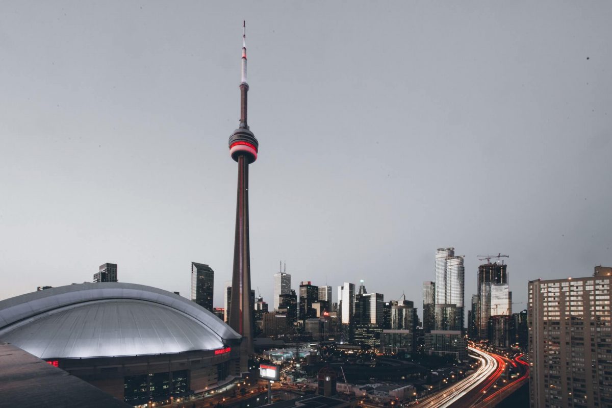 The Rogers Centre  (SkyDome) & the CN Tower