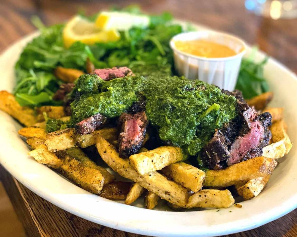 steak frites from Ashburnham Ale House Peterborough