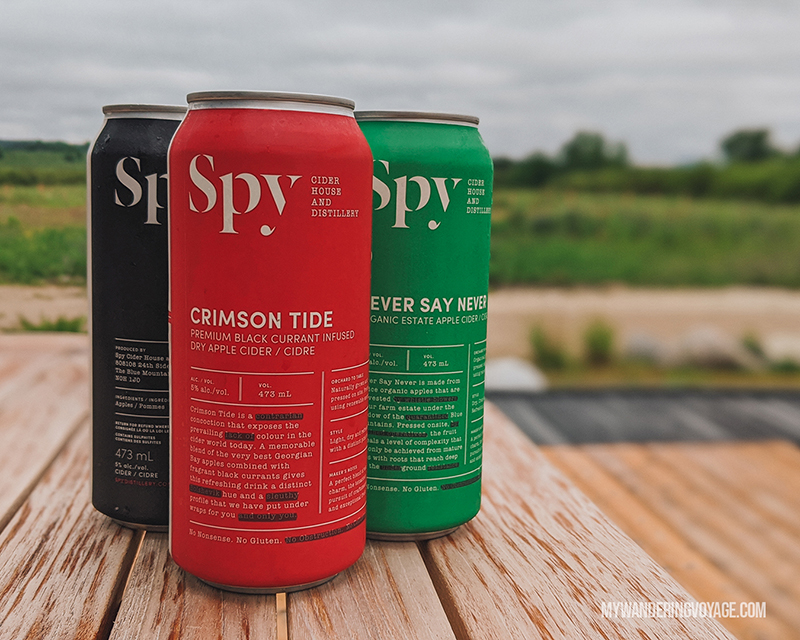 Spy cider house is one of the best cideries in Ontario. 