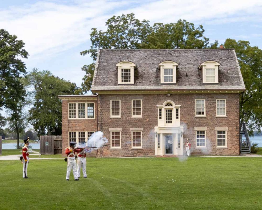 Musket firing at Ford Malden