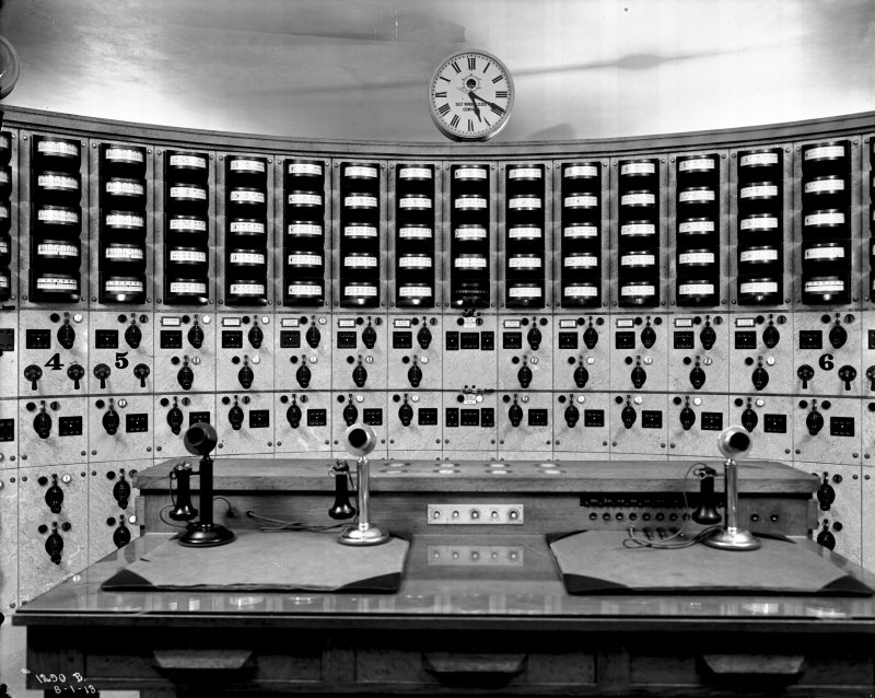 The switchboard room at the Niagara Parks Power Station