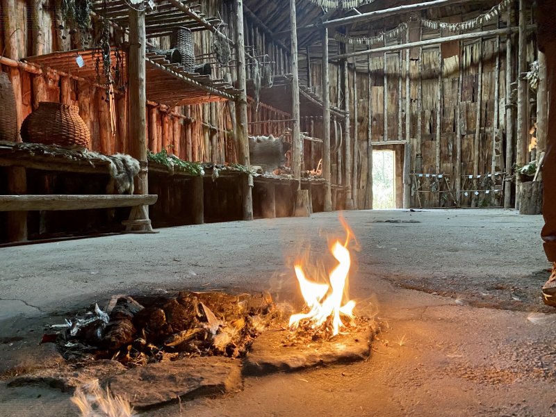 Crawford Lake longhouses 