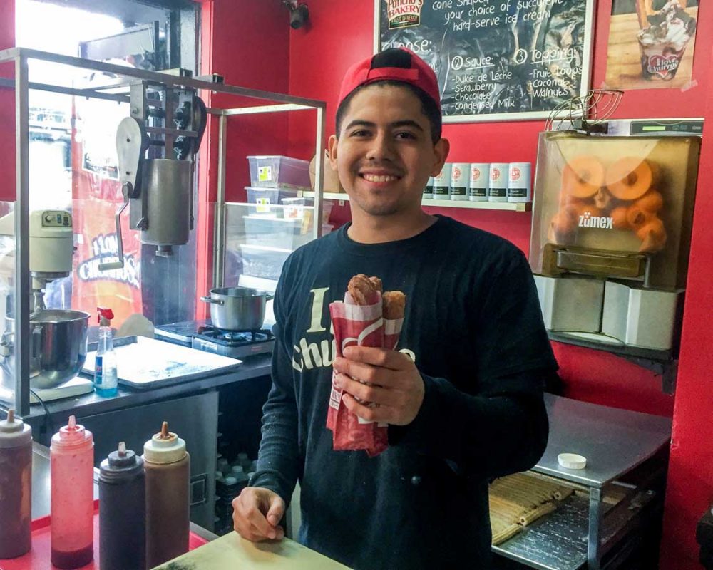 Churros at Panchos Bakery in Toronto