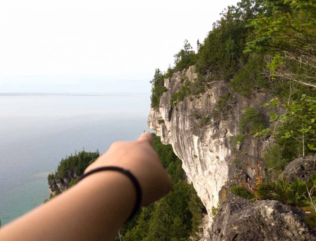 The Lion's Head hiking in Bruce Peninsula