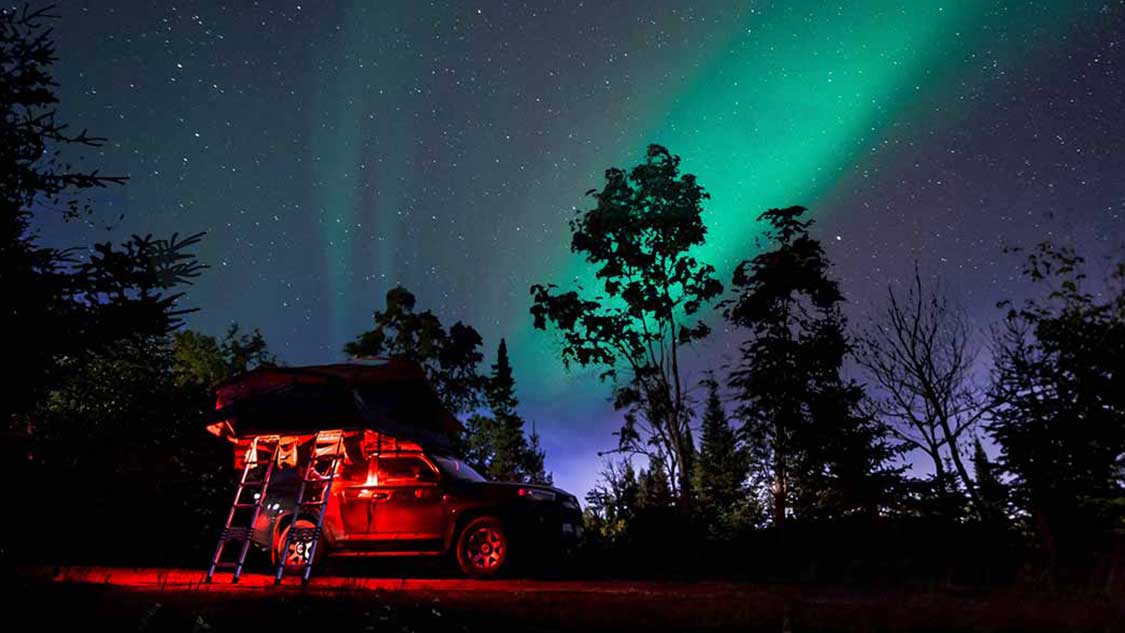 Northern lights in Ontario