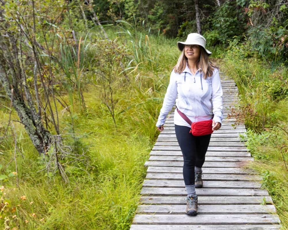 Hiking the Saw Lake Trail in Ivanhoe Lake Provincial Park