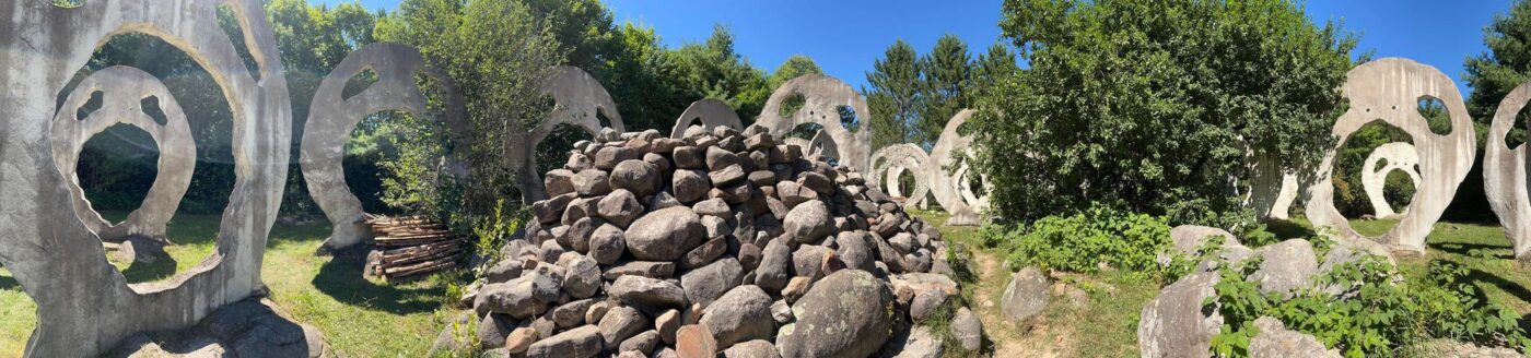 Screaming Heads in Burk's Falls Panorama