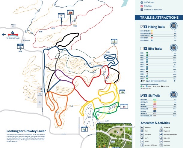 Kivi Park Trails Map