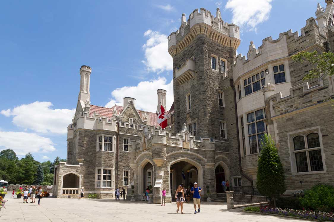 Entrance to Casa Loma castle