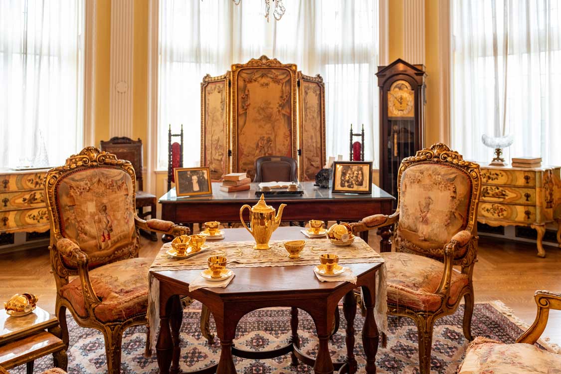 Luxury furniture inside Casa Loma Ontario