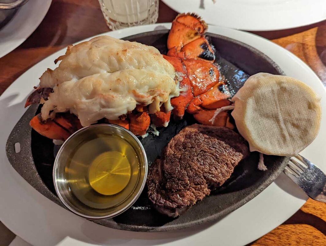 Surf and Turf at Blueblood Steakhouse Casa Loma