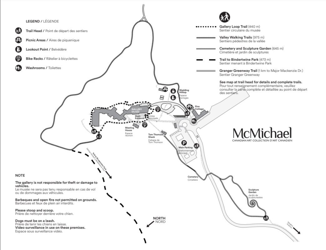 The McMichael Trail Map