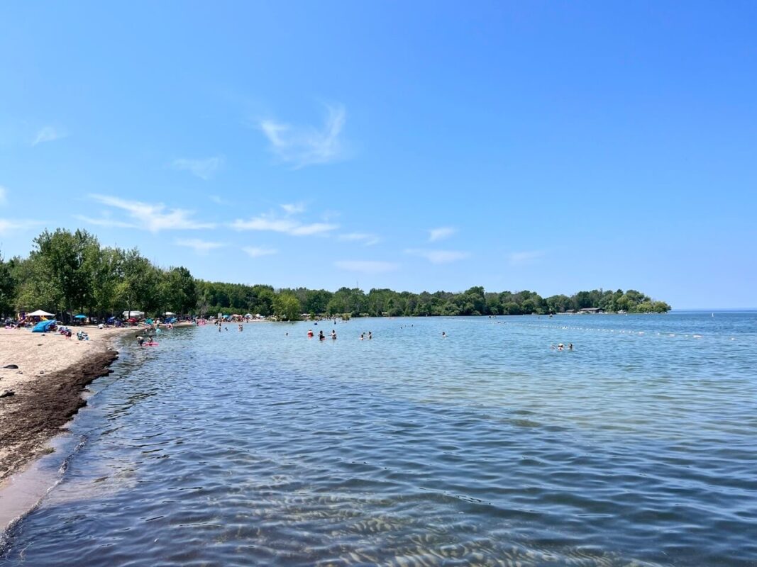 This Ontario park is famous for its clear waters & long beaches