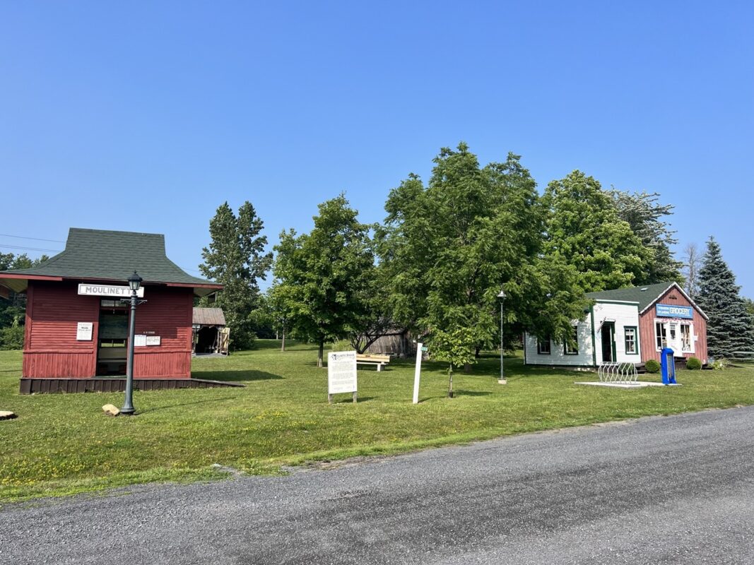 The Lost Villages Museum en route to Long Sault Conservation Area. There's even a bike maintenance kit here for those on a cycling trip. 