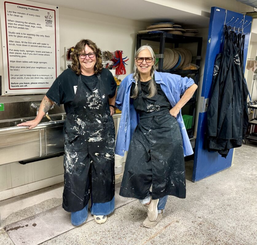 Gisele and Lisa, Ford City Potters