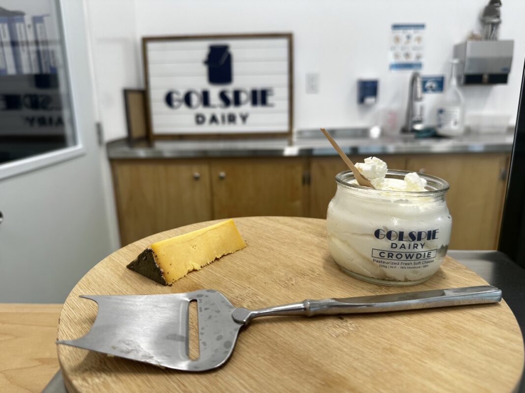 Crowdie at Golspie Dairy