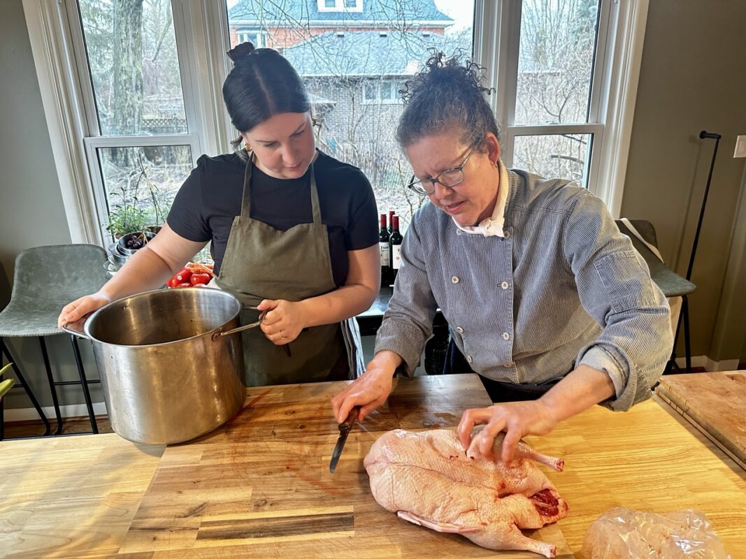 Kim Mountain at Stamp House Cooking